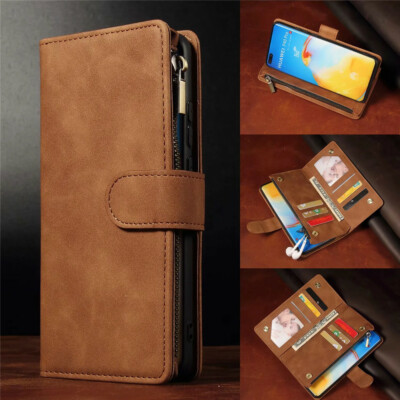 Leder Wallet Handy Schutzhüllen Etui Für Huawei P30 Lite P20 P40 Honor20 Mate 30