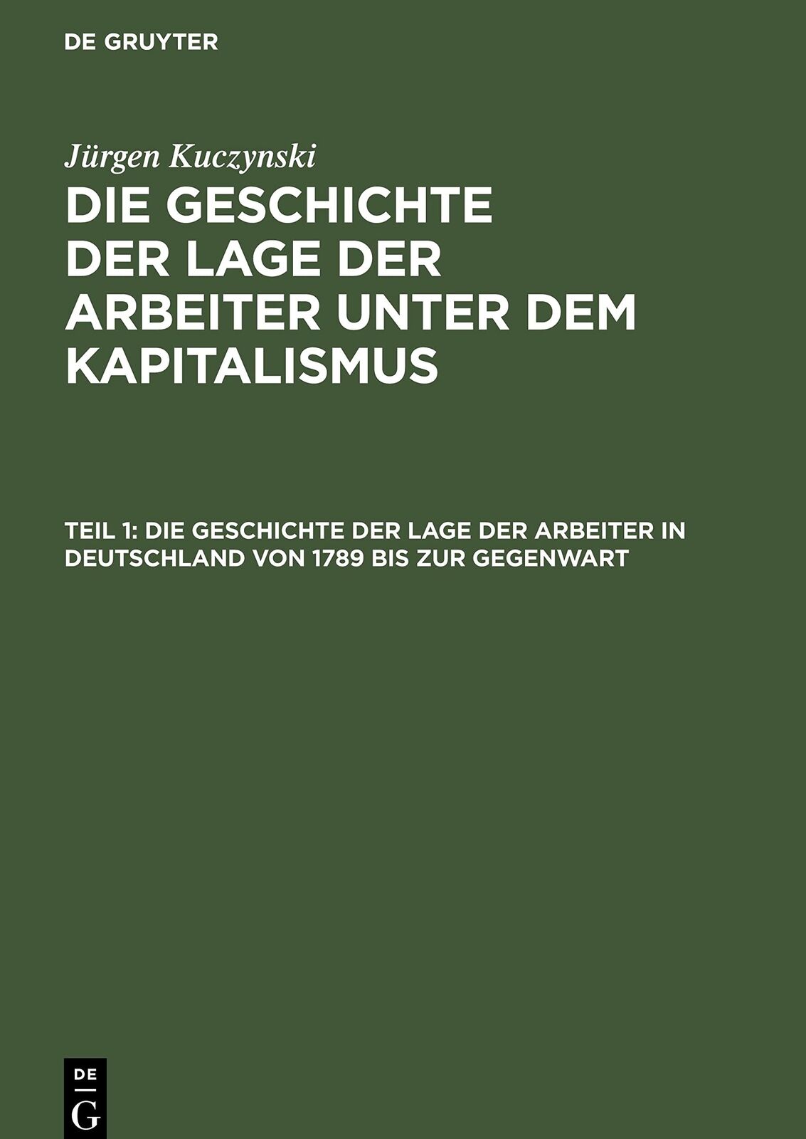 Image of `Kuczynski  Jrgen` Dokumente Und Studien Zu Band 2: Studien Zur Ges HBOOK NUOVO