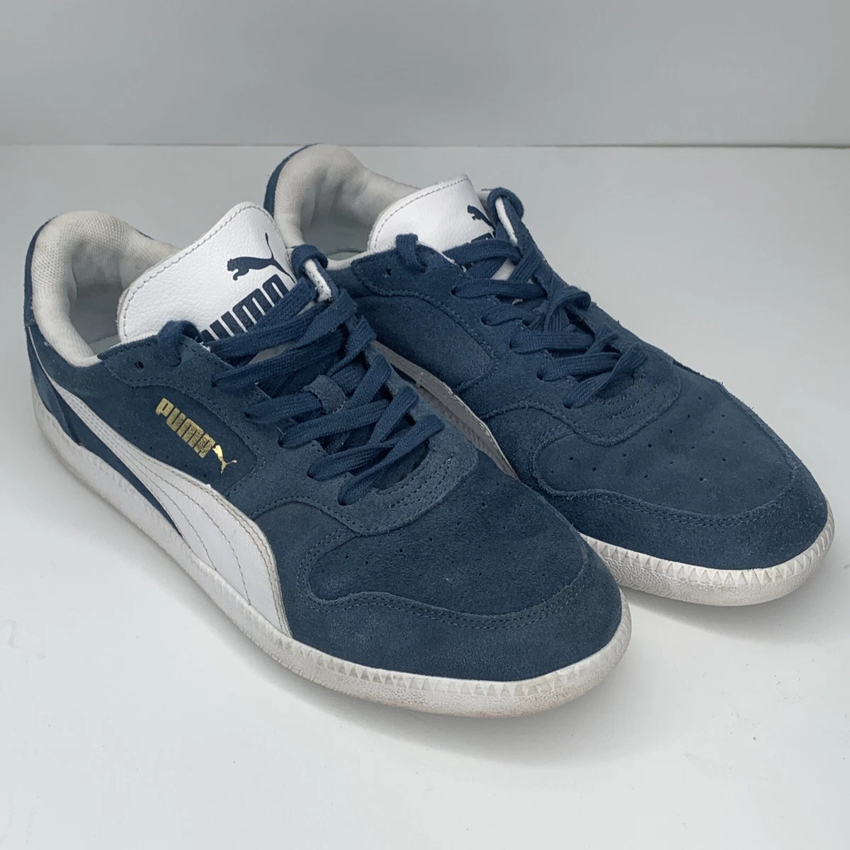 Puma ICRA Trainer Classic Blue Suede Athletic Sneaker 356222 Men s