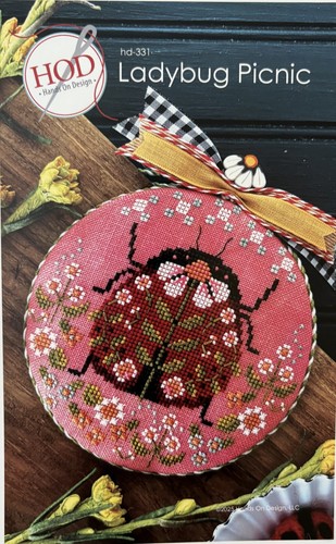 Hands On Design Ladybug Picnic Counted Cross Stitch Pattern