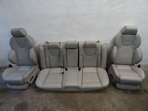 AUDI RS6 4B SITZE Ausstattung LEDER RECARO SILBER GRAU ORIGINAL S6 A6 RS NAPPA