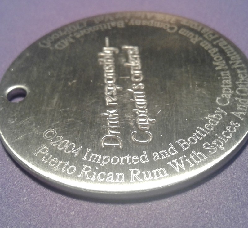 Good Drink CAPTAIN MORGAN RUM Token Ficha Vale Ron SERRALLES PONCE PUERTO RICO M