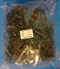 1000 -- Spinnerbait, Jig 5/0 Matzuo Mold Hooks Long Shank Black Chrome NP 702010