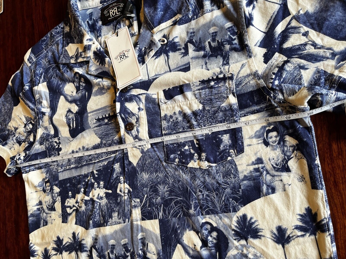 RRL USN Aloha Hawaii Shirt S | eBay