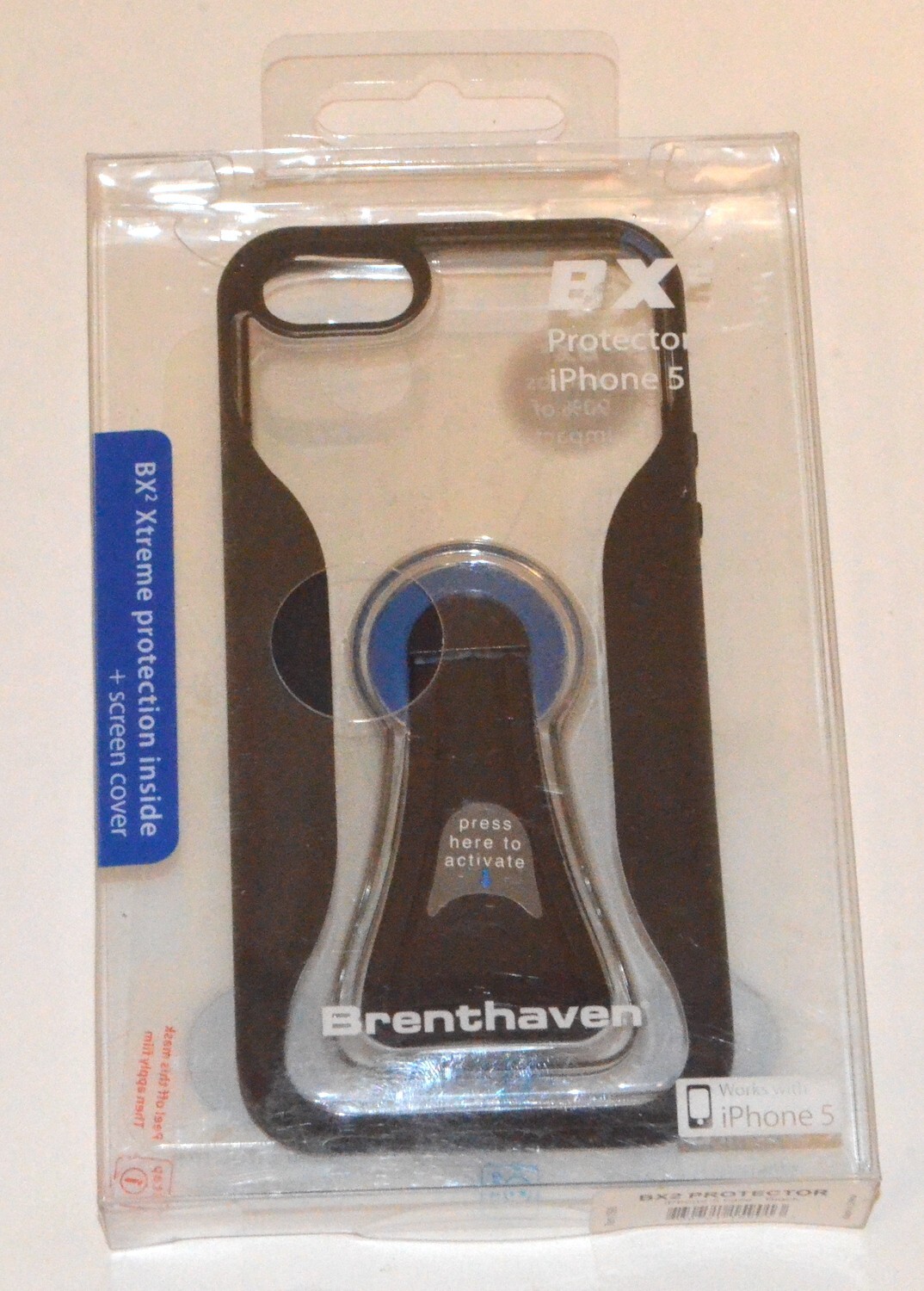 Brenthaven BX2 Protector for iPhone 5, Black *New* 1590