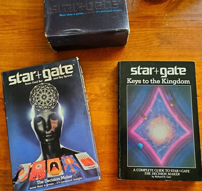 Vintage 1984 STAR+GATE The Decision Maker Game COMPLETE SET  Bookshelf Edition! 