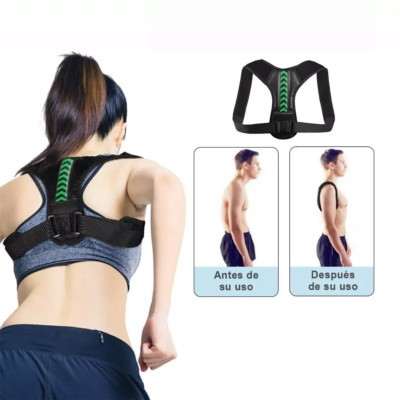 Neoprene Posture Corrector Bad Back Lumbar Shoulder Support Belt Brace Women Men