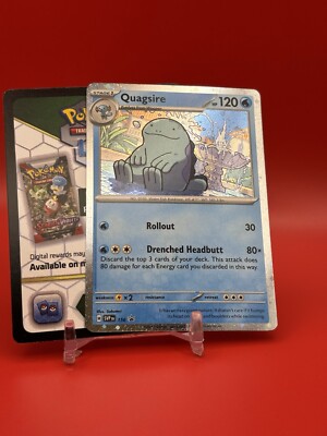 Pokémon TCG SVP EN 156 Quagsire Black Star Promo With It's Special