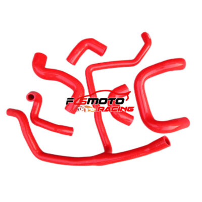 RED For BMW 3 E30 M20 320i/325i 1988-1993 NON-A/C Silicone Radiator Hose Kit