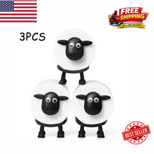 3-Pack Sheep Toilet Paper Roll Holder Set OPP Packaging - Cute Bathroom Organiz