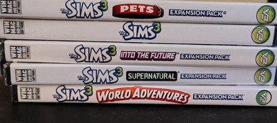 The Sims 3 PC Game Bundle Lot of 6 Games. 