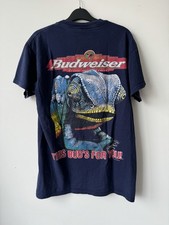 Vintage Budweiser This Buds For You 1998 Chameleon Mens Medium T Shirt 90s