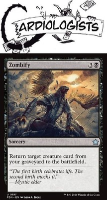 Zombify 0187 | Magic the Gathering MTG | Foundations | Uncommon | NM