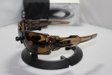 New Oakley MPH 1st Gen Oil Drum Sunglasses Brown Smoke/Bronze 30-674 Authentic