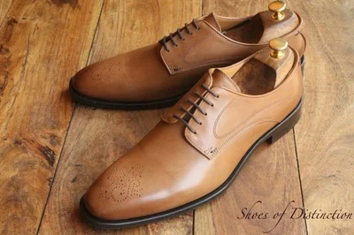 Chaussures à lacets Derby Brogue en cuir marron marron marron marron Oliver... - Photo 1/4