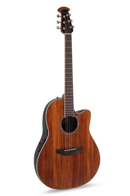 Ovation E-Akustikgitarre Celebrity Traditional Plus Mid Cutaway Figured Koa CS24