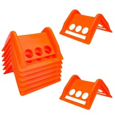20 PCS Plastic Edge Corner Protectors Flatbed Truck Cargo Tie Down Orange