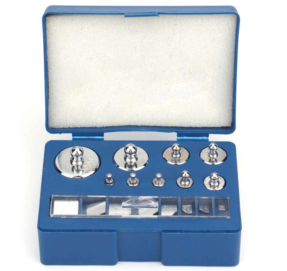 17 Pcs Precision Weight 10Mg 100G Precision Steel Calibration Weight ...