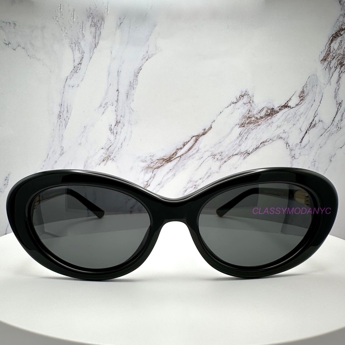 Dolce&Gabbana Womens Black Oval 54mm Sunglasses DG4519 New  display picture 3