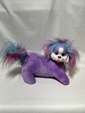 Puppy Surprise Purple Pink Turquoise Dog 3 Baby Puppies Stuffed Animal Plush
