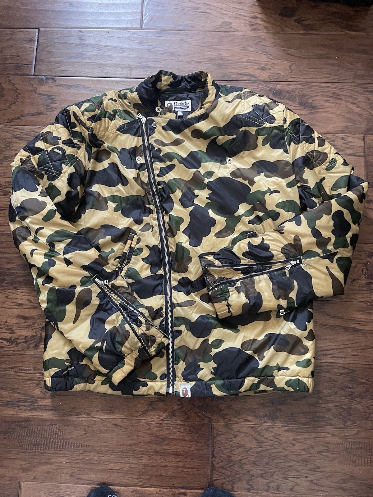 A BATHING APE 1ST CAMO LOGO JACKET 1ST M Bape Bathing Ape 1st Camo