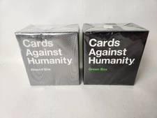 Lot of 2 ~ Cards Against Humanity: Green Box & Absurd Box Expansion Pack NEW
