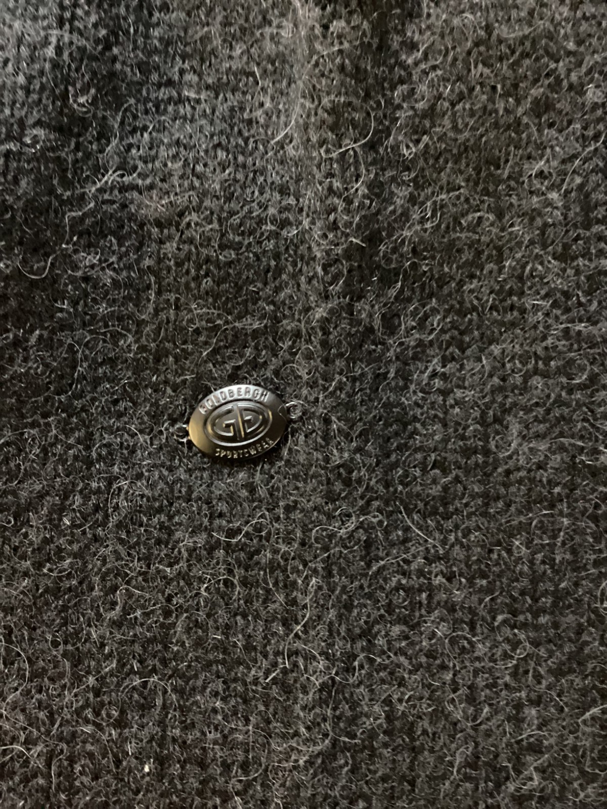 GOLDBERGH WOMENS LILIAN KNIT SWEATER SWEATSHIRT JUMPER BLACK RRP £219 AD image 3