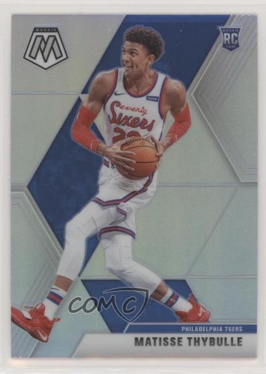 2019-20 Panini Mosaic Rookies Silver Prizm Matisse Thybulle #245 bn5