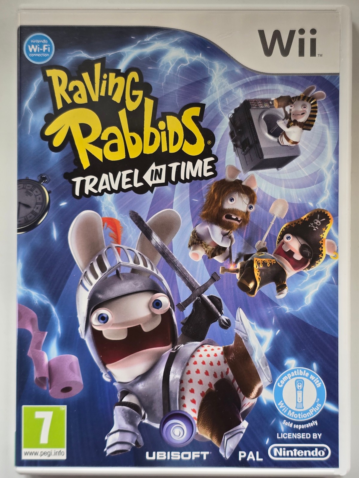Raving Rabbids Travel In Time - Nintendo Wii , Manual VGC