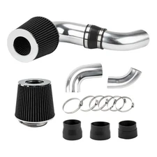 3.5in Cold Air Intake Kit Black Filter Pipe Power Flow Hose For Chevrolet Blazer