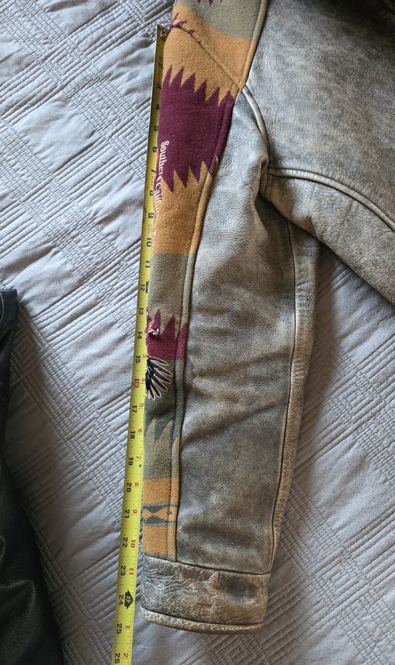 2012 INFR Indian National Finals Rodeo Jacket Roper Leather Wool or ...