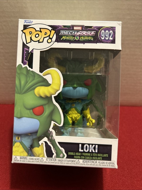 Funko Pop Marvel Mech Strike Monster Hunters Loki #992 Vinyl Figure