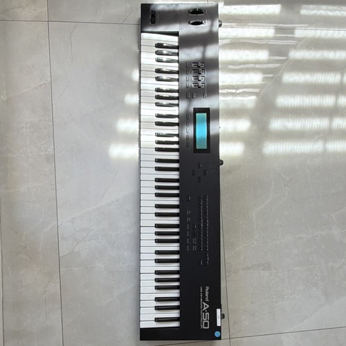One Roland A-50 76-Key Weighted MIDI Keyboard Controller, excellent condition
