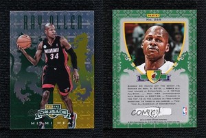 2012-13 Panini Crusade Crusade Green /25 Ray Allen #269 HOF