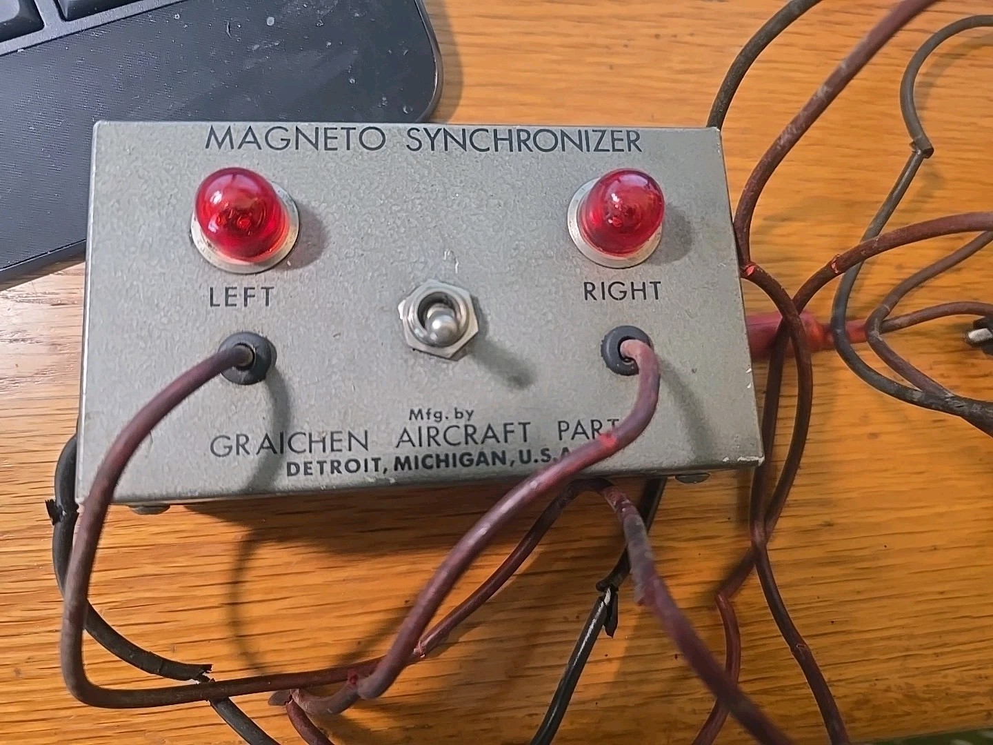 Vintage Graichen Aircraft Magneto Synchronizer