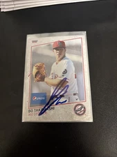 Bo Takahashi Signed Card 2021 Louisville Bats Team Card IP Auto