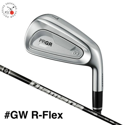 PRGR Golf 03 Iron Wedge #GW M-37 R-Flex Diamana M Graphite Shaft 2025 Men PSL