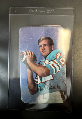 1970 Topps Football Super #35 Bob Griese, Vg (Surface Wrinkle)