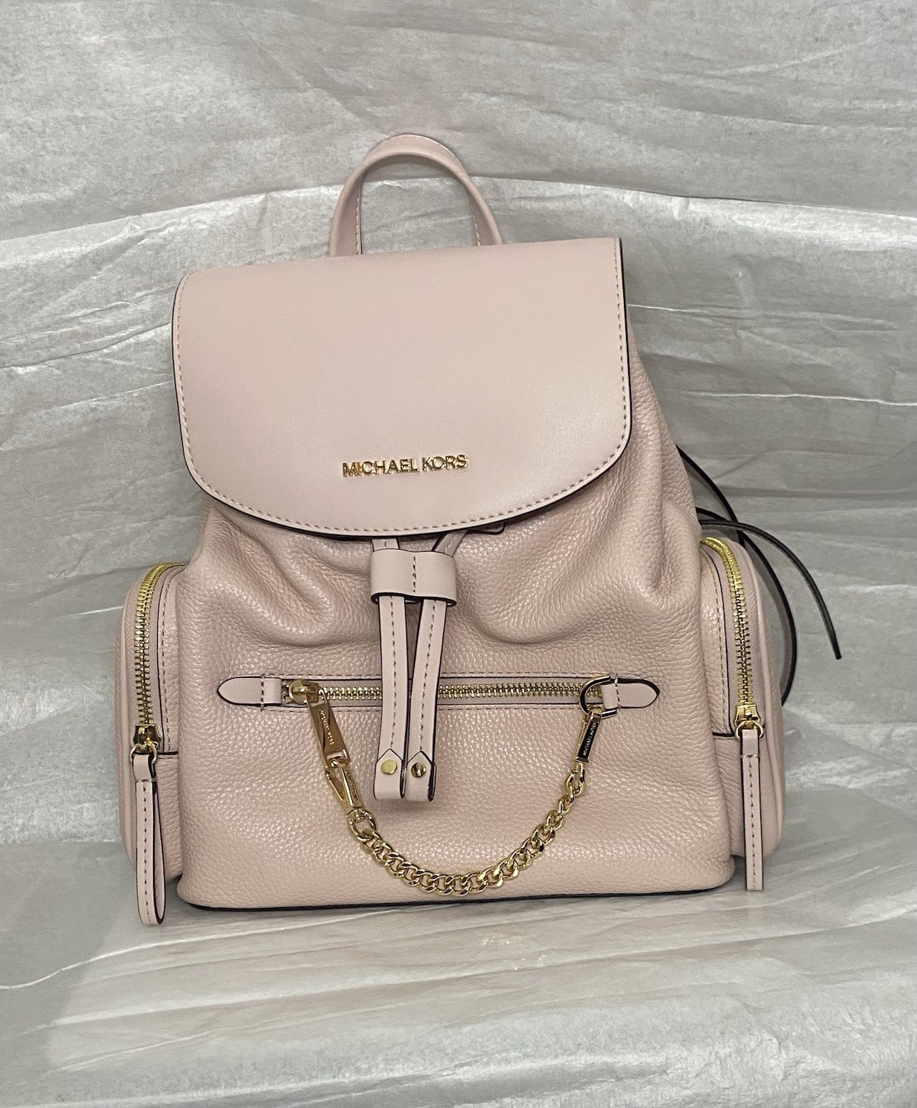 Michael Kors Jet Set Medium Pebbled Leather Backpack new With Out Tags