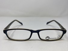 Modern Optical BRAVE BLUE 50-15-135 Blue/Brown Full Rim Eyeglasses Frame J512