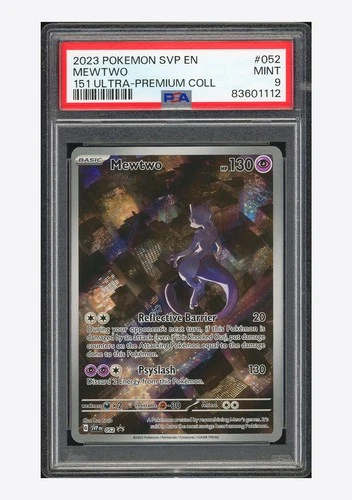 Pokemon PSA 9 Mewtwo Promo 2023 052 #151 SVP Ultra-Premium Coll English