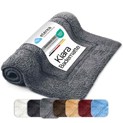 etérea Baumwolle Badematte Badteppich Kiara 50x80 60x100 70x120 in 7 Farben