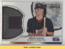 2011 Bowman Sterling Erich Weiss #USAR-EW READ 0af
