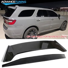 For 21-26 Dodge Durango Gloss Black Duckbill Trunk Middle Lip Roof Spoiler Abs