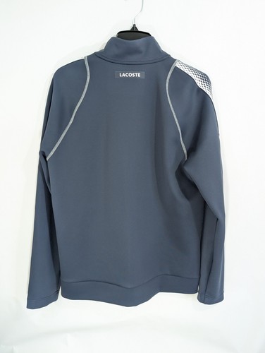 Lacoste Sport Daniil Medvedev Zip Sweatshirt Large Men Tennis Jacket pockets - Picture 7 of 12
