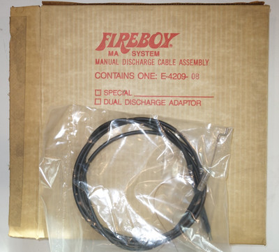 FIREBOY MANUAL DISCHARGE CABLE 8FT A6831-008 E-4209-08 MARINE BOAT