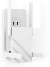 2025 1.2Gbps Wifi Extender Signal Booster, up to 12880 Sq. Ft, Dual Band 5Ghz/2.