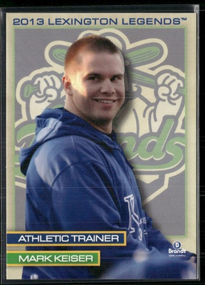 #ad #ad Mark Keiser 2013 Lexington Legends Team Set Card $1.75