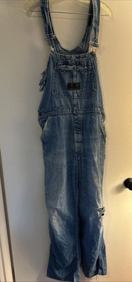 Vintage 70s JACK DANIELS Whiskey Distillery Denim Bib Overalls Workwear
