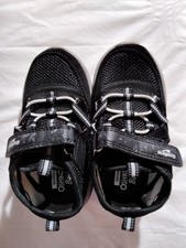 Oshkosh B gosh Toddler bBlack Washable Sneakers w/gray bottom Size 10 M